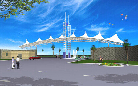 景觀膜結(jié)構(gòu)在休閑娛樂場所中的應用